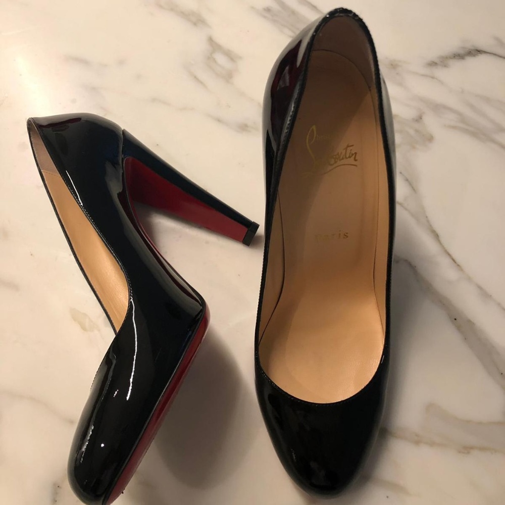 CHRISTIAN LOUBOUTIN Black FIFIFA 100mm (SIZE 40) - Picture 2 of 8